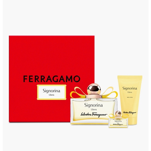 Salvatore Ferragamo Signorina Libera Gift Set - Yellow